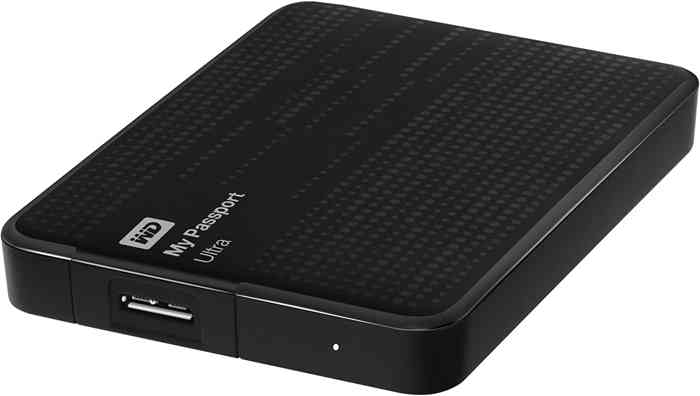 WD My Passport Ultra 2 TB Portable External USB 3.0 Hard Drive Case Black
